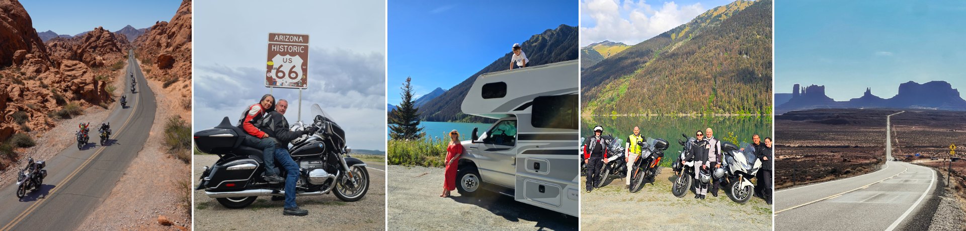 Tours de moto pela América do Norte: Rota 66, parques nacionais e Canadá